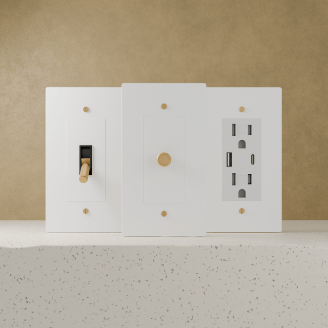 The Brass Electrical Sample Kit - Residence Supply