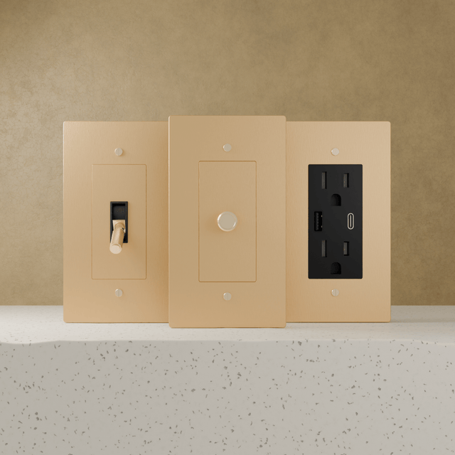 The Brass Electrical Sample Kit - Residence Supply