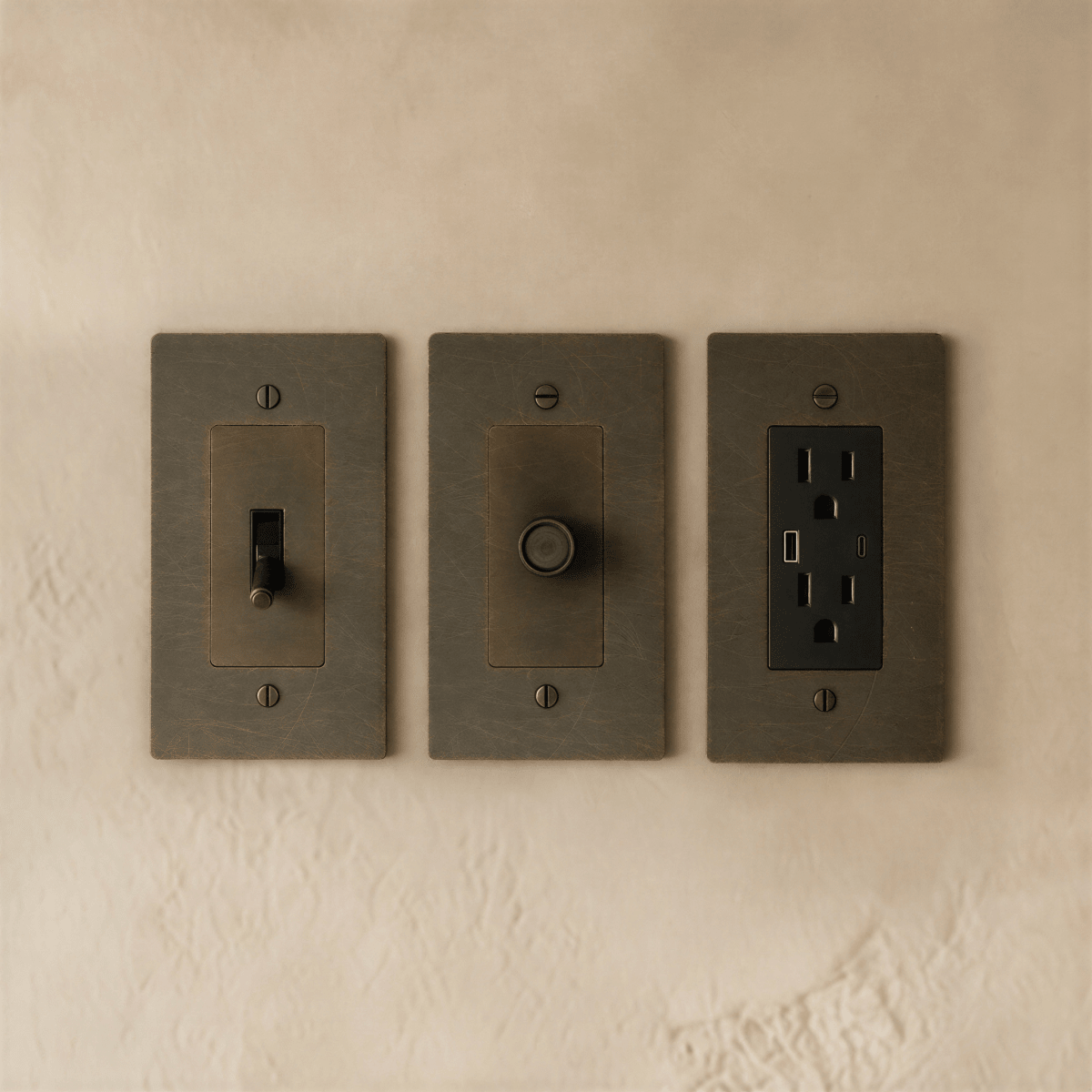 The Brass Electrical Sample Kit - Residence Supply