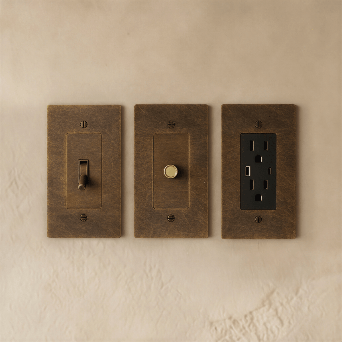 The Brass Electrical Sample Kit - Residence Supply