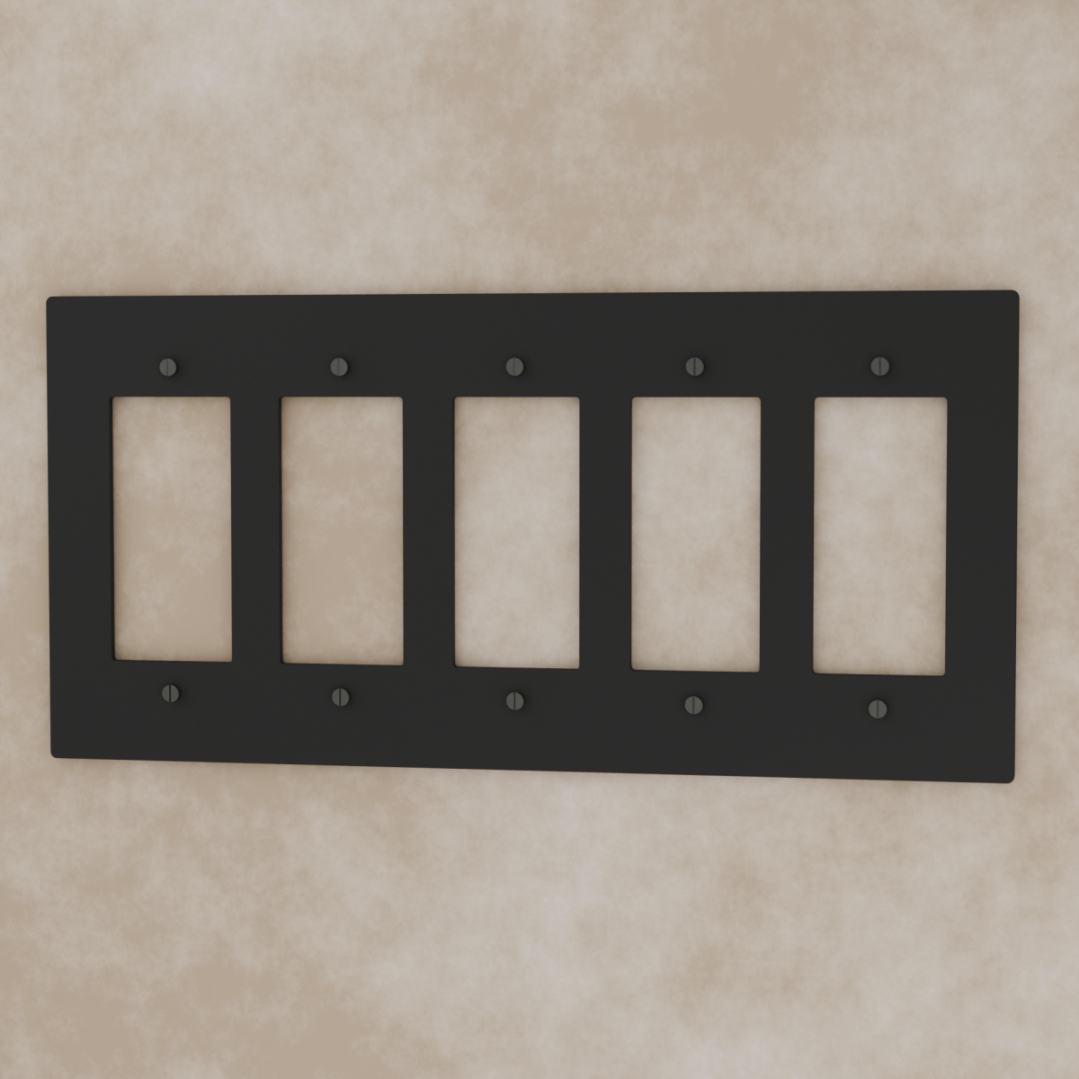 The Brass Plate (Night Black with Brass) - Residence Supply