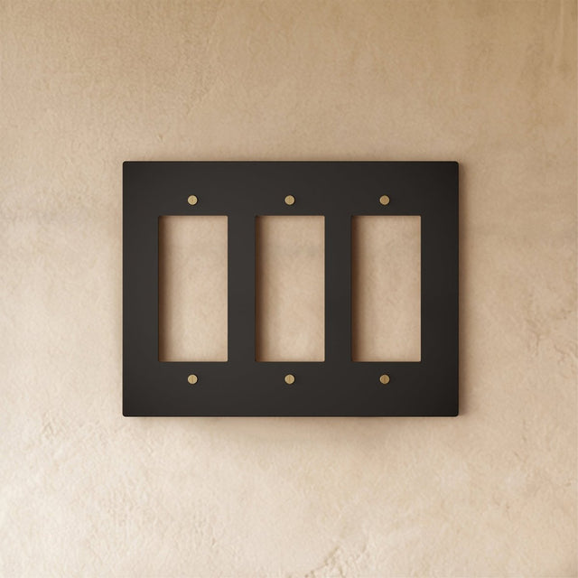 The Brass Plate (Night Black with Brass) - Residence Supply