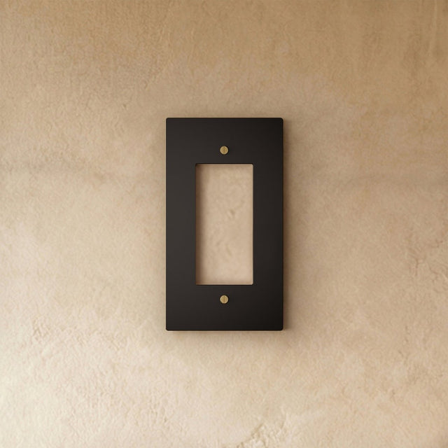 The Brass Plate (Night Black with Brass) - Residence Supply