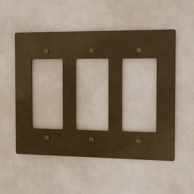 The Brass Plate (Vintage Brass With Patina) - Residence Supply