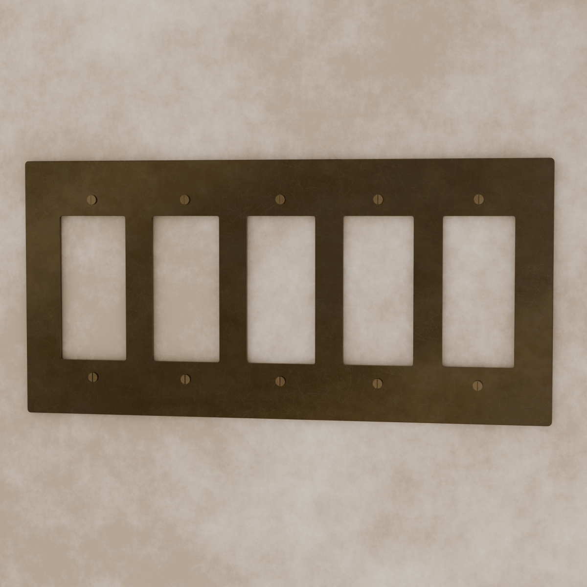 The Brass Plate (Vintage Brass With Patina) - Residence Supply