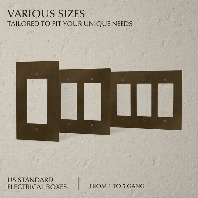 The Brass Plate (Vintage Brass With Patina) - Residence Supply