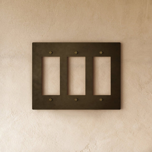 The Brass Plate (Vintage Brass With Patina) - Residence Supply