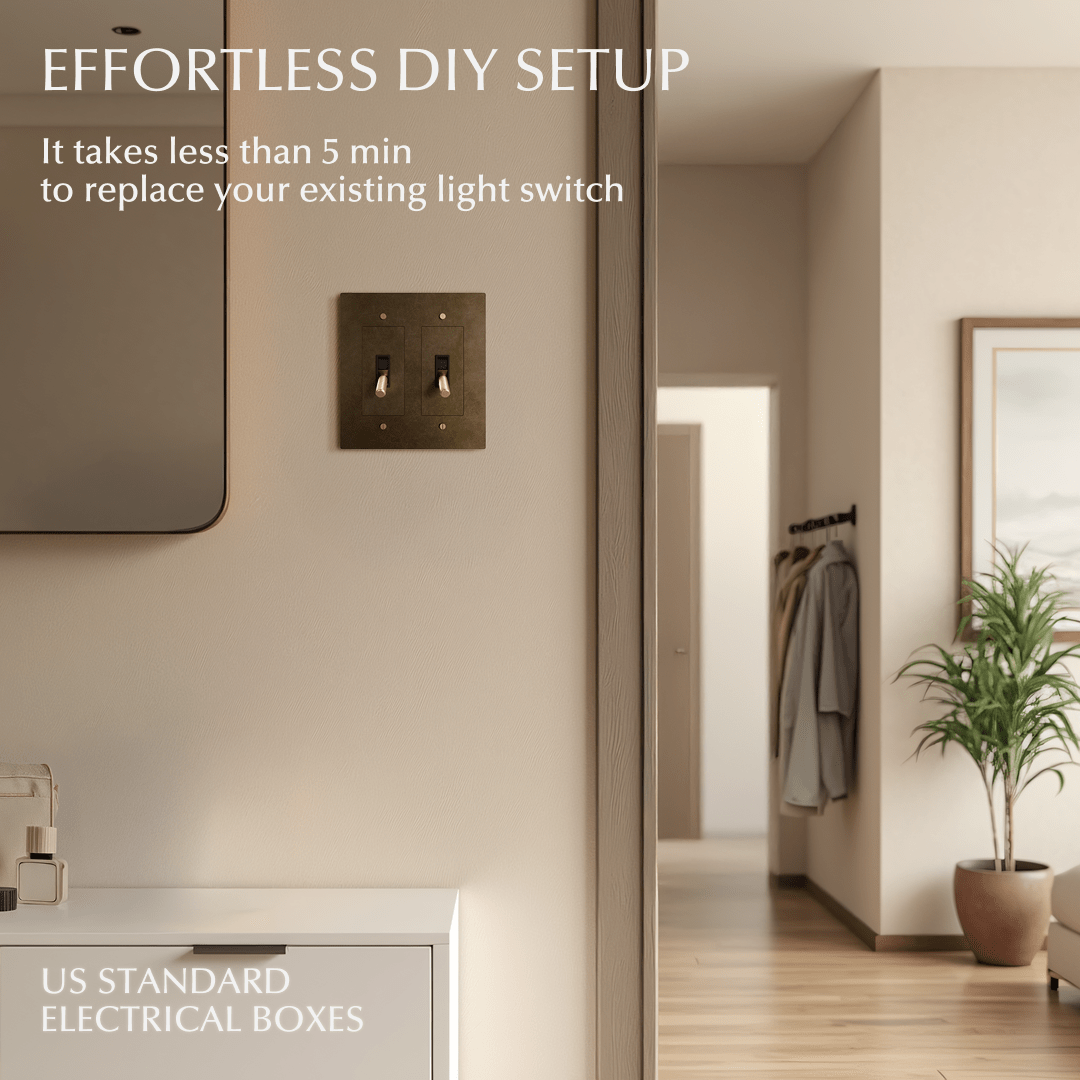 The Brass Plate (Vintage Brass With Patina) - Residence Supply