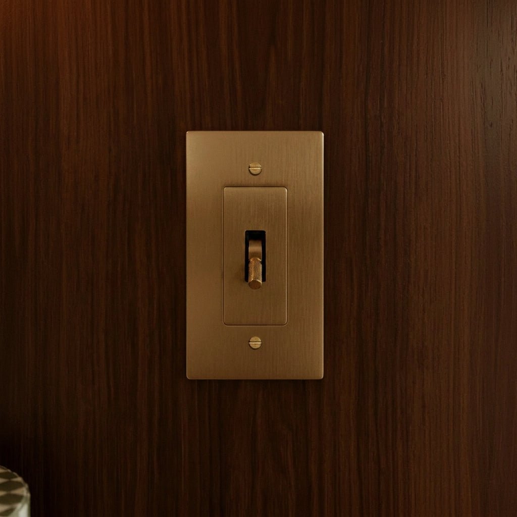 The Brass Toggle Switch (1 to 5 Gang) - Residence Supply
