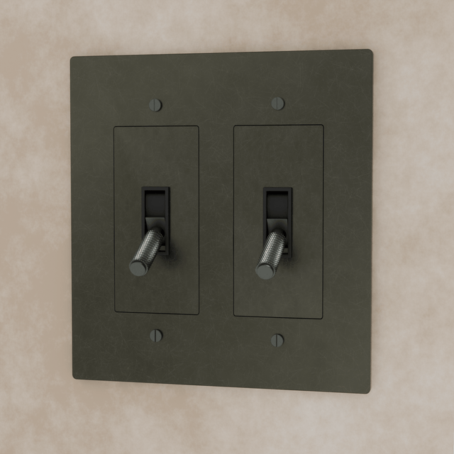 The Brass Toggle Switch (1 to 5 Gang) - Residence Supply