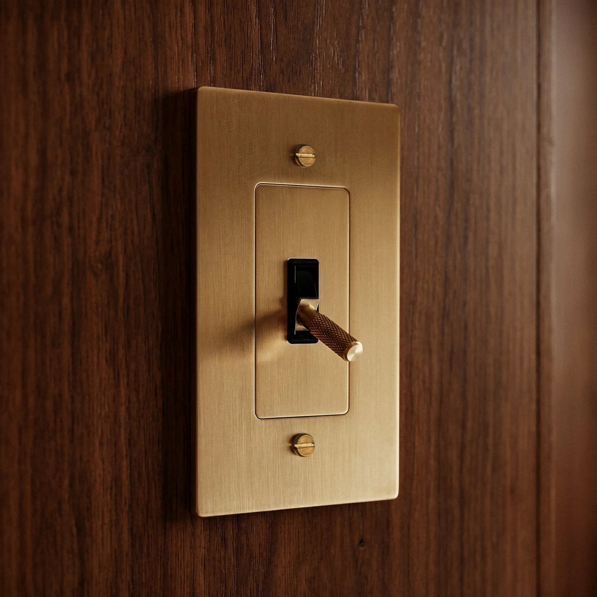 The Brass Toggle Switch (1 to 5 Gang) - Residence Supply