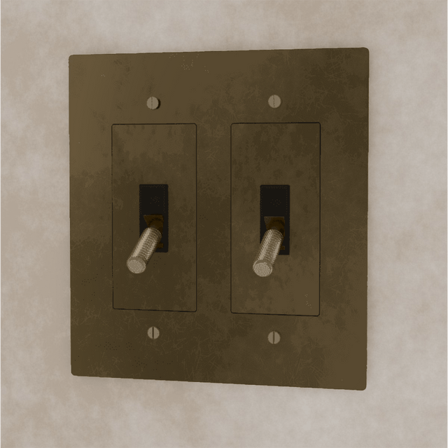 The Brass Toggle Switch (1 to 5 Gang) - Residence Supply