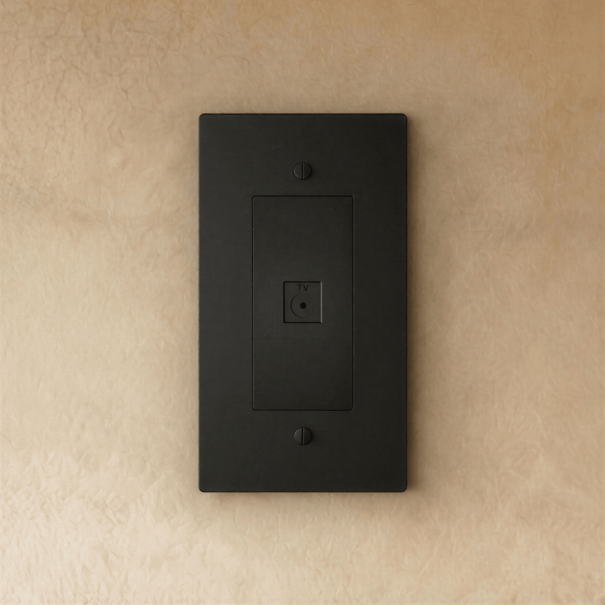 The Brass TV Socket (1 - Gang) - Residence Supply