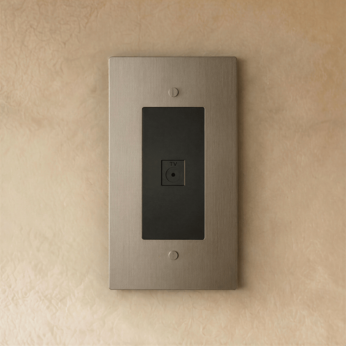 The Brass TV Socket (1 - Gang) - Residence Supply