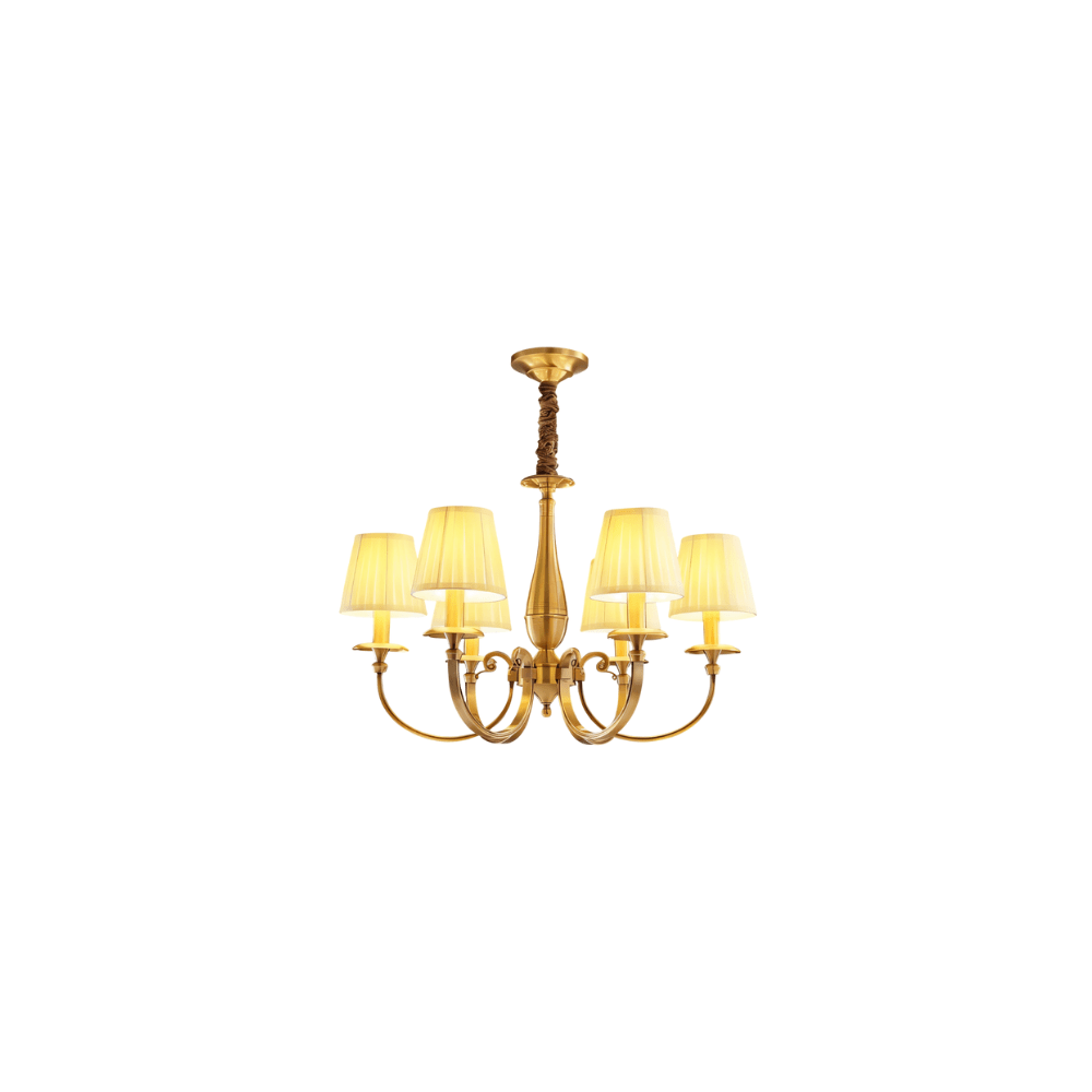 Uloma Chandelier – Elegant Lighting For Luxe Interiors in a 6-light configuration for balanced lighting in mid-sized interiors.