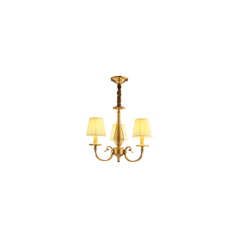 Uloma Chandelier – Elegant Lighting For Luxe Interiors in a 3-light version with compact size ideal for smaller rooms.