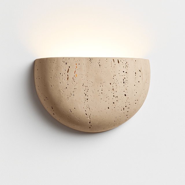 Valta Travertine Wall Lamp - Residence Supply