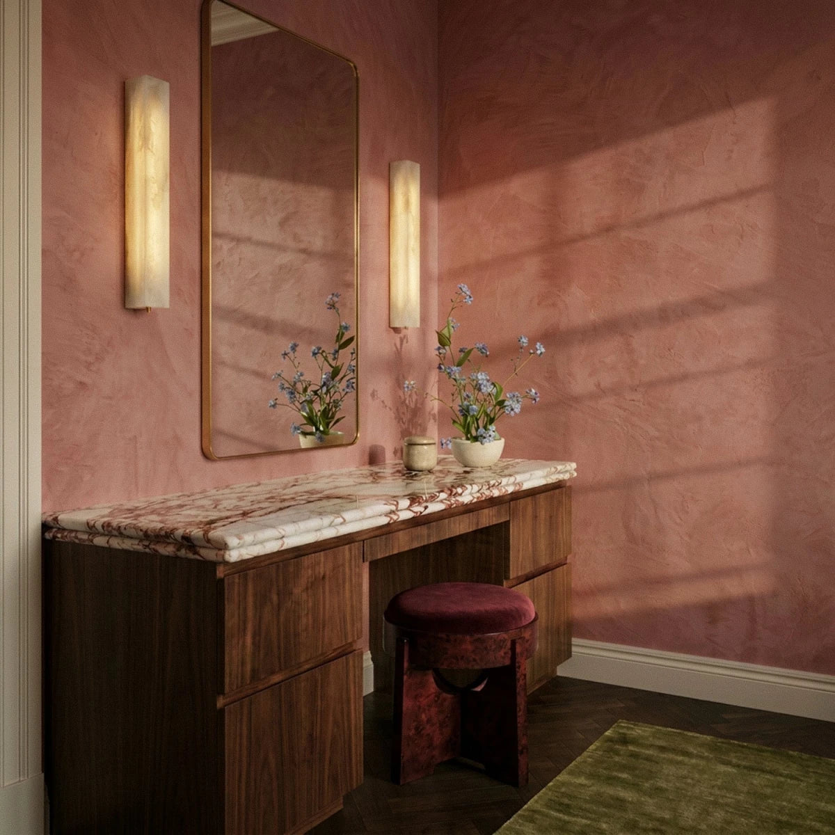Vectis Alabaster Wall Sconce - Residence Supply
