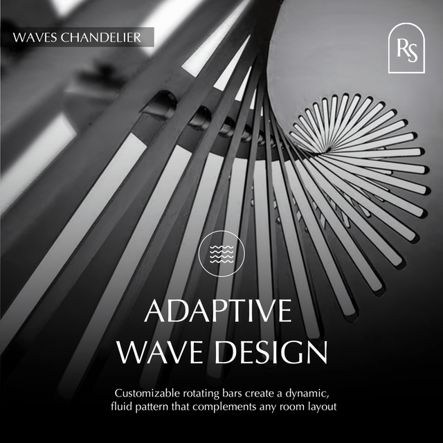 Waves Chandelier - Residence Supply