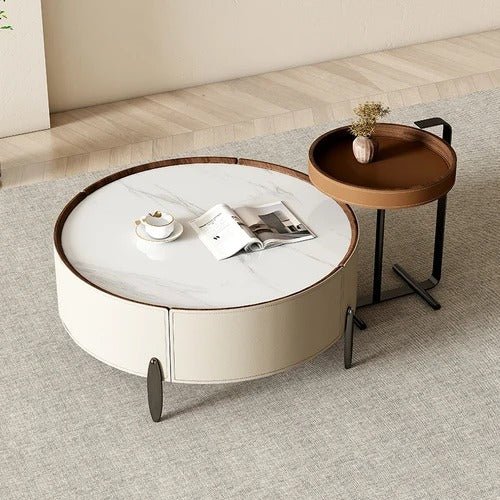 Crafted from high-quality wood and metal materials, the Biculo Coffee Table combines durability with contemporary aesthetics, creating a functional yet elegant centerpiece for your home.