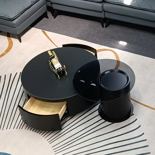 Crafted with high-quality materials, the Hangyu Coffee Table is both sturdy and elegant, making it the perfect centerpiece for your seating arrangement.