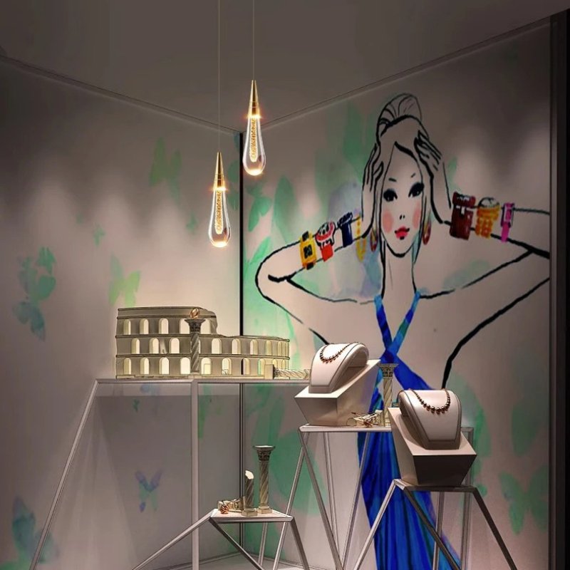 Drop Linear Chandelier