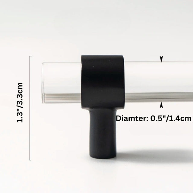 Kuit Transparent Knob & Pull Bar