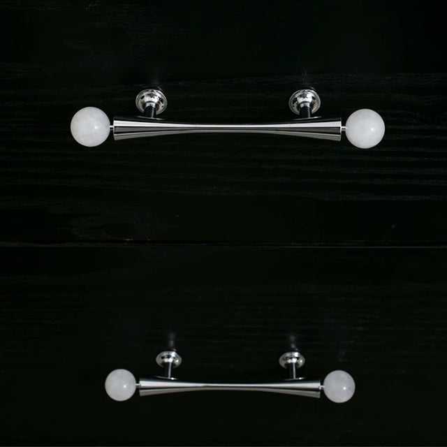 Poma Crystal Knob & Pull Bar
