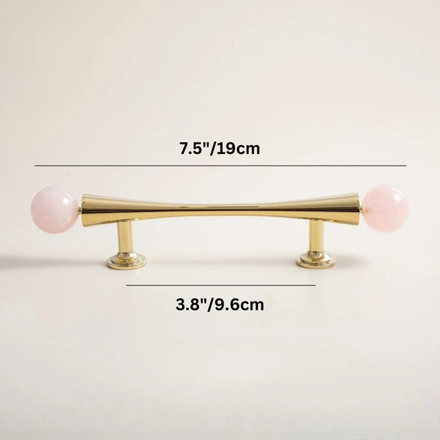 Poma Crystal Knob & Pull Bar