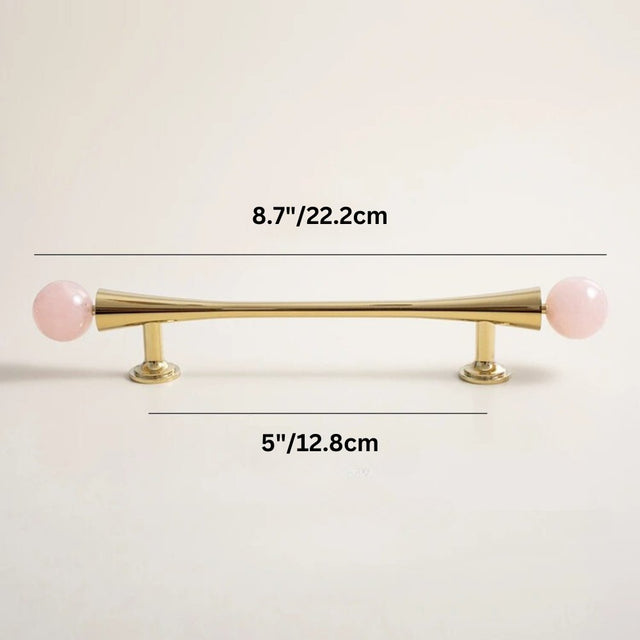 Poma Crystal Knob & Pull Bar