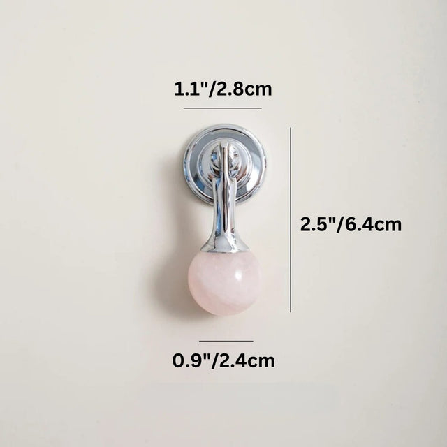 Poma Crystal Knob & Pull Bar