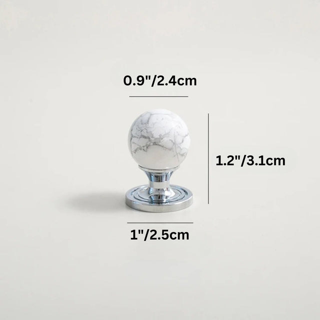 Poma Crystal Knob & Pull Bar