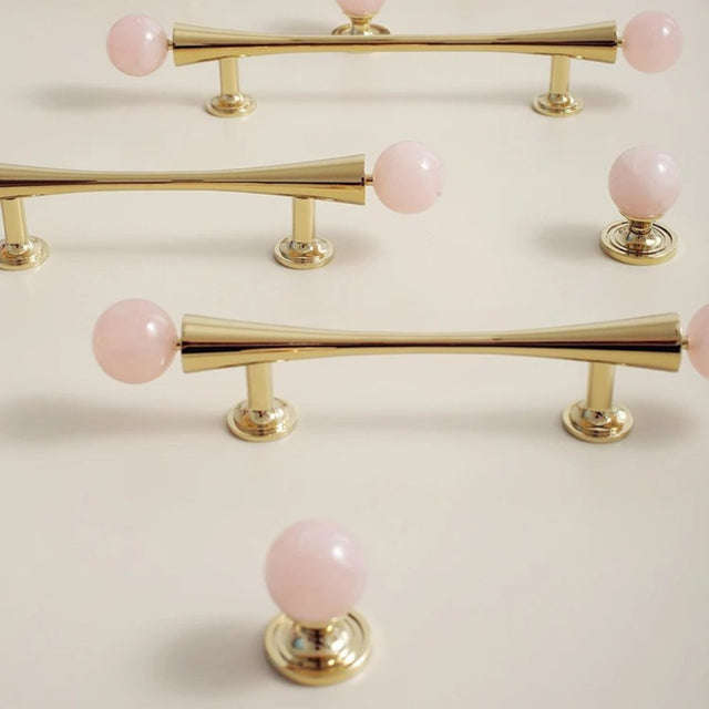 Poma Crystal Knob & Pull Bar