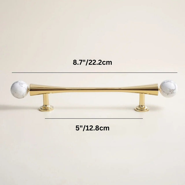Poma Crystal Knob & Pull Bar