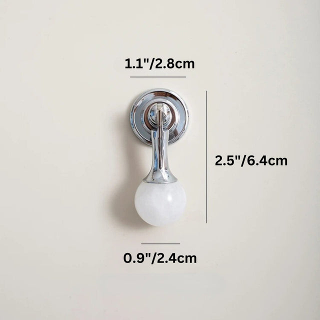 Poma Crystal Knob & Pull Bar