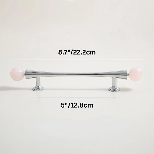 Poma Crystal Knob & Pull Bar