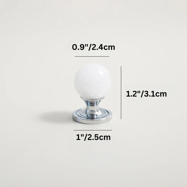 Poma Crystal Knob & Pull Bar