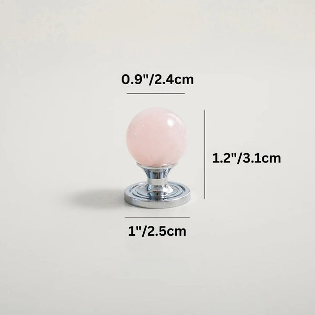 Poma Crystal Knob & Pull Bar