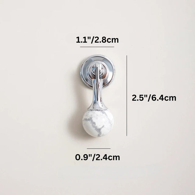 Poma Crystal Knob & Pull Bar