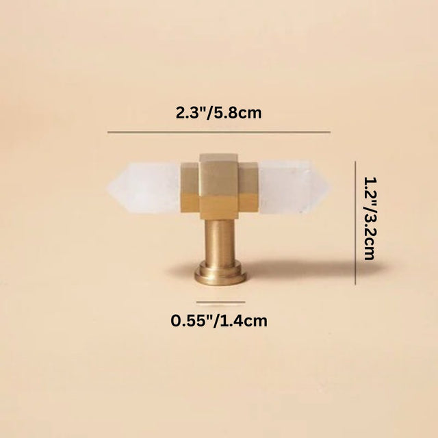 Zakitu Crystal Knob & Pull Bar