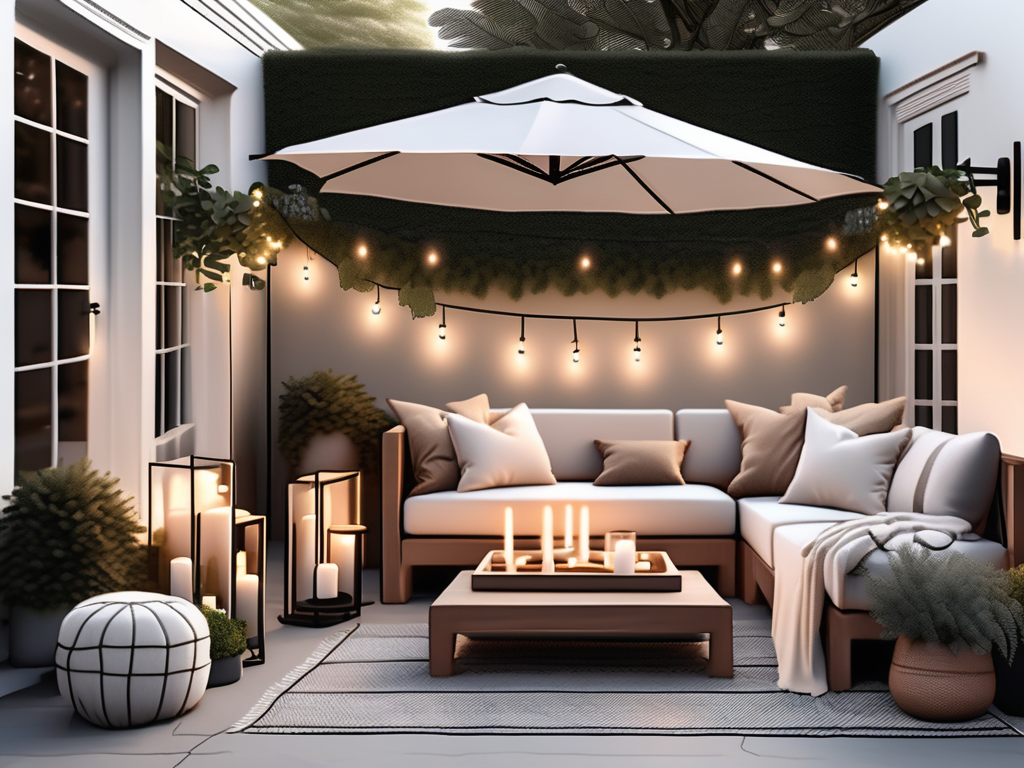 How to Create a Cozy Outdoor Living Room with Layered Lighting