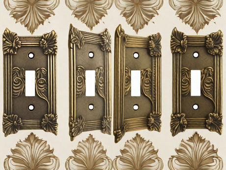 Antique Brass Light Switch Cover: A Nostalgic Decorative Element - Residence Supply