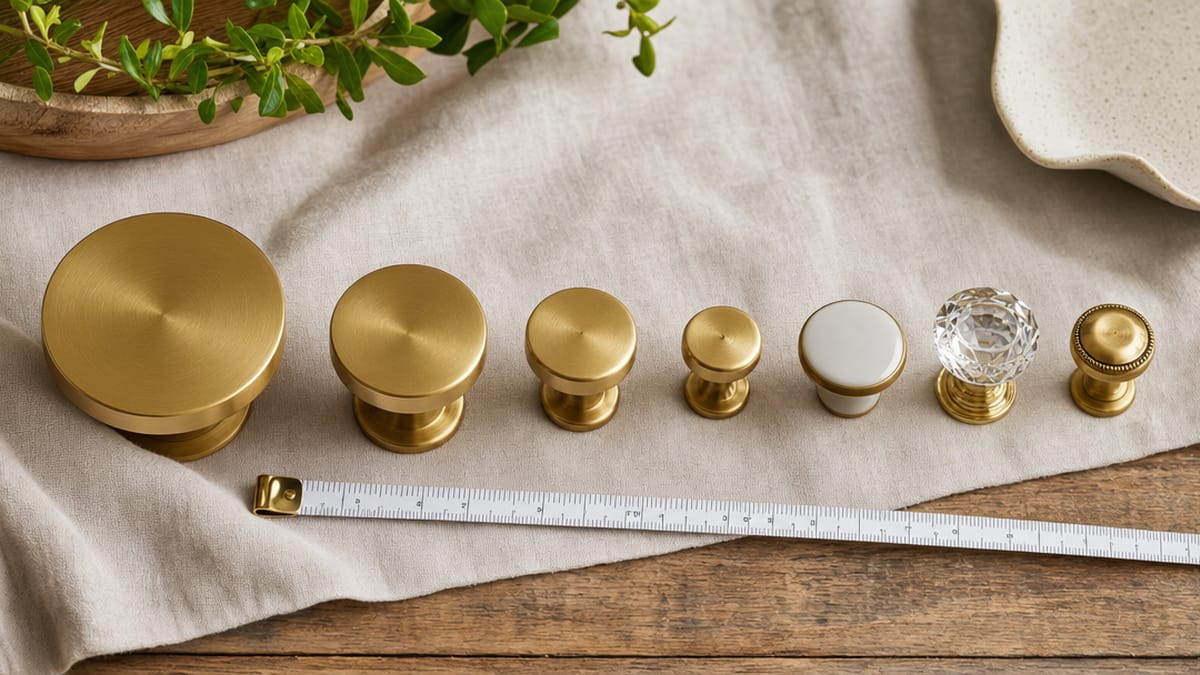 Cabinet Knob Size Guide: How to Choose the Right Size - Residence Supply