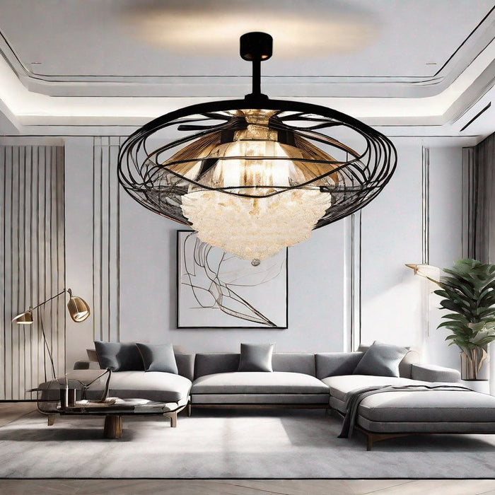 Chandelier Fans: The Latest Trend in Multifunctional Lighting - Residence Supply