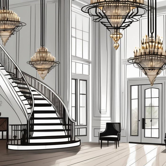 Chandelier Trends for Staircases: What's In and What's Timeless - Residence Supply