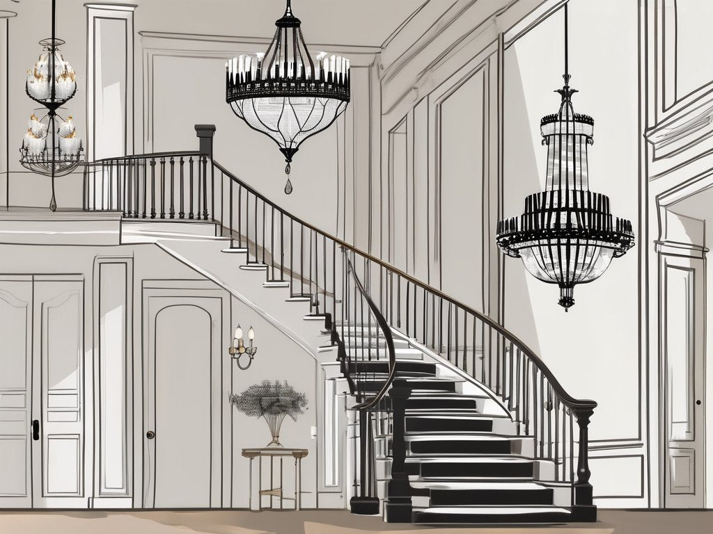 Choosing the Right Size: Sizing Your Staircase Chandelier Correctly - Residence Supply