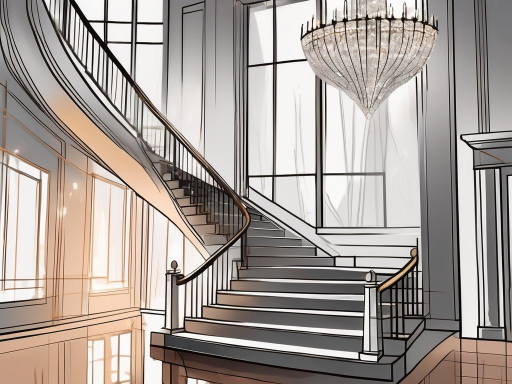 Crystal vs. Glass Chandeliers: A Comparison for Staircase Lighting - Residence Supply