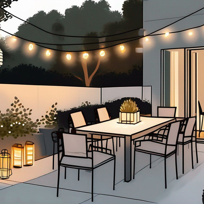 How to Create the Perfect Outdoor Ambiance with LED Lights - Residence Supply