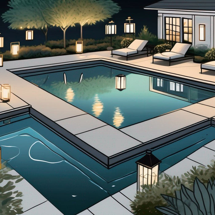 How to Use Outdoor Lights to Enhance Your Pool Area - Residence Supply