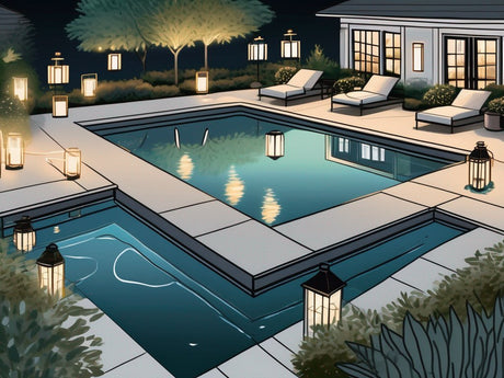 How to Use Outdoor Lights to Enhance Your Pool Area - Residence Supply